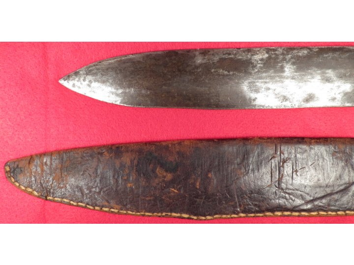 Confederate “D” Guard Bowie Knife with Scabbard